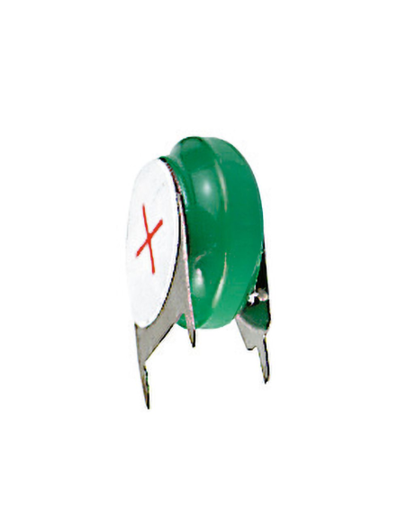 Ni-Mh battery pack, 1.2V 110mAh, 3 pins, for printed circuit board