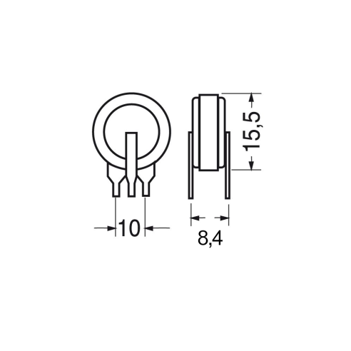 Pacco batteria Ni-Mh, 1,2V 110mAh, 3...