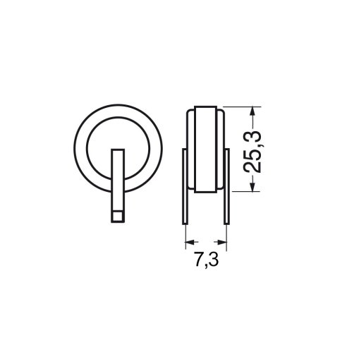 Ni-Mh-Akkupack, 1,2V 250mAh, Lötfahnen