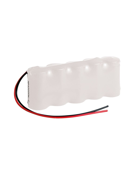 Batterie Ni-Cd, 6V 4500mAh, 5 piles D, avec câbles
