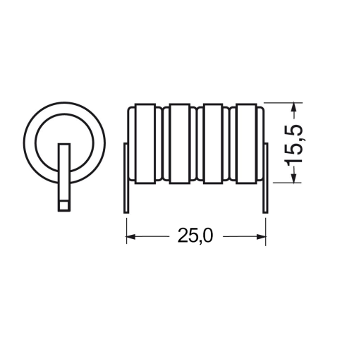 Pacco batteria Ni-Cd, 4,8V 40mAh,...