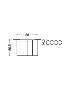 Ni-Cd battery pack, 4.8V... 2