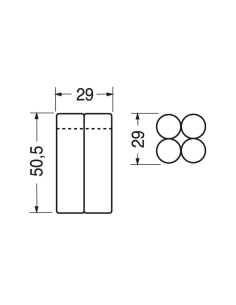 Pacco batteria Ni-Cd, 4,8V... 2