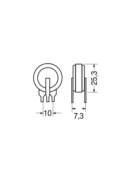 Ni-Mh battery pack, 1.2V 250mAh, 3 pins, for printed circuit board