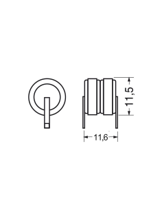 Ni-Mh-batterij, 2,4V 40mAh,... 2