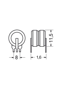 Batterie Ni-Mh, 2.4V 40mAh,... 2