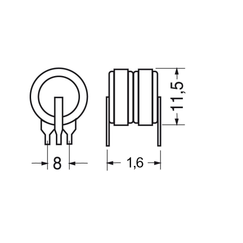 Batterie Ni-Mh, 2.4V 40mAh, 3...
