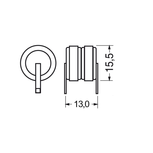 Ni-Mh-Akkupack, 2,4V 80mAh, Lötfahnen
