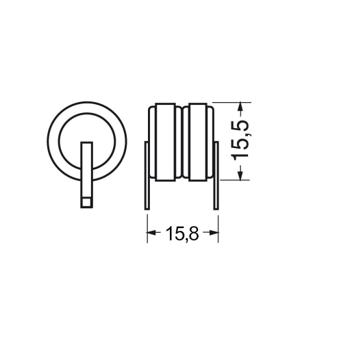Ni-Mh-Akkupack, 2,4V 110mAh, Lötfahnen