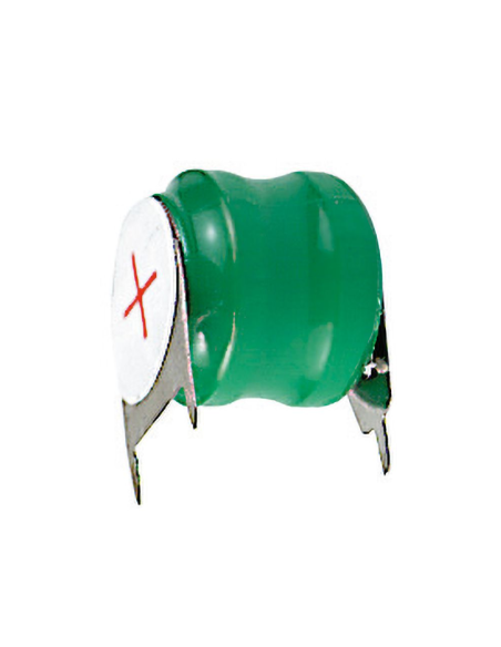 Ni-Mh batterij, 2,4V 110mAh, 3 pins, voor printplaat