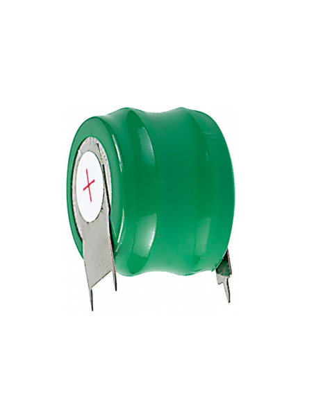 Pacco batteria Ni-Mh, 2,4V 330mAh, 3 pin, per circuito stampato