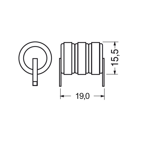 Pacco batteria Ni-Mh, 3,6V 80mAh,...