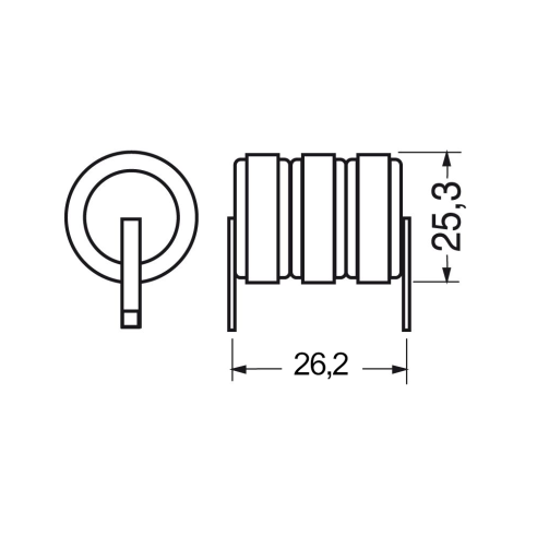 Ni-Mh-Akkupack, 3,6V 330mAh, Lötfahnen
