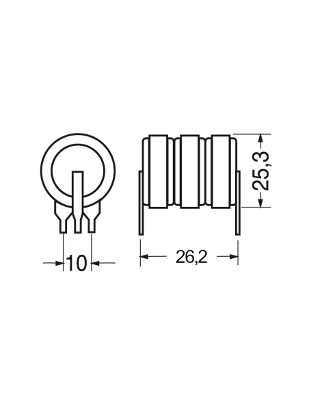 Ni-Mh-Akkupack, 3,6V 330mAh, 3-polig, für Leiterplatte