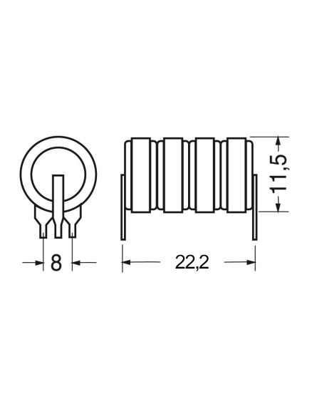 Ni-Mh battery pack, 4.8V 40mAh, 3 pins, for printed circuit board