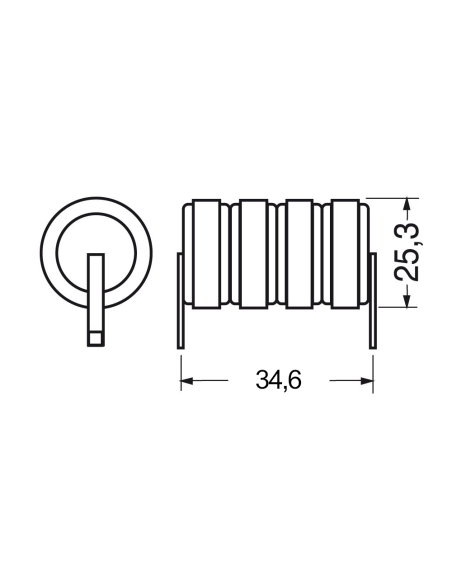 Ni-Mh battery pack, 4.8V 330mAh, solder tabs