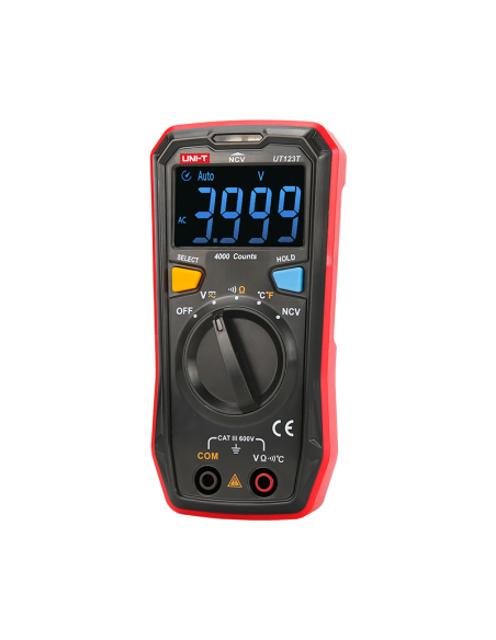 Multímetro digital UNI-T UT-123T CAT III 600V Autorange