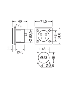 Analoges Panel-Amperemeter,... 2