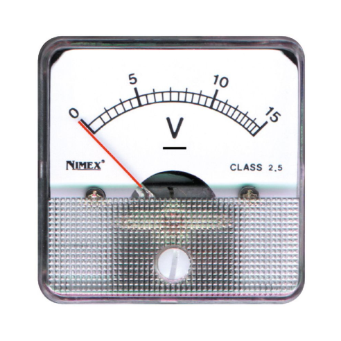 Voltmètre analogique, pour tension...