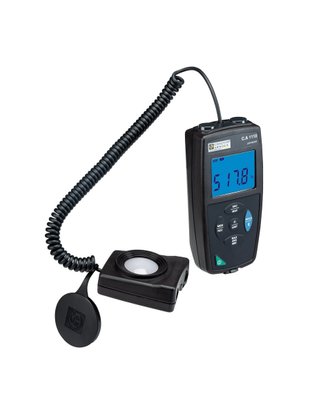 AMRA Chauvin Arnoux C.A. 1110 Digitaler Belichtungsmesser, 0,1 ~ 200000 Lux, 0,01 ~ 18580 Fc, USB und Bluetooth Schnittstelle