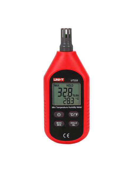 Digitaler Mini-Temperatur- und Feuchtigkeitsmesser UNI-T UT333, -10~60°C / 14~140°F, 0~100%RH