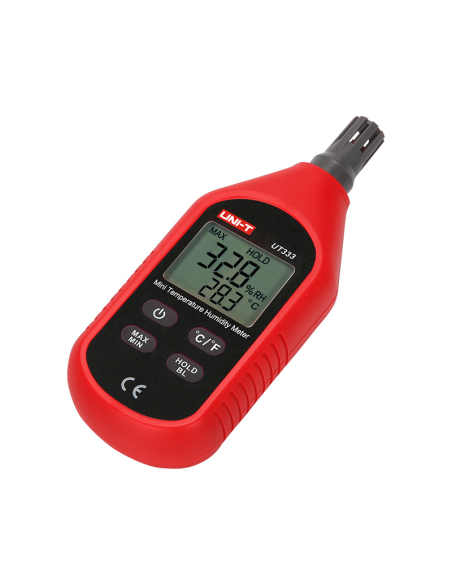 Digitaler Mini-Temperatur- und Feuchtigkeitsmesser UNI-T UT333, -10~60°C / 14~140°F, 0~100%RH
