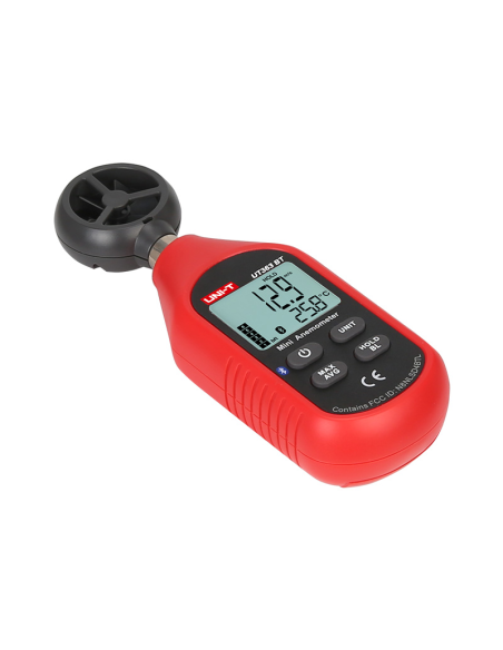 Anemómetro digital UNI-T UT363, 0 ~ 30m/s, temperatura -10~50°C / 14~122°F