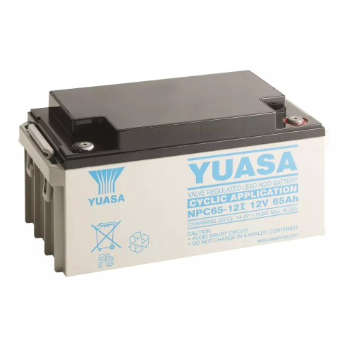 Batterie au plomb cyclique 12V 65Ah -...