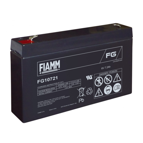 Batería Plomo-ácido 6V 7,2Ah - Fiamm...