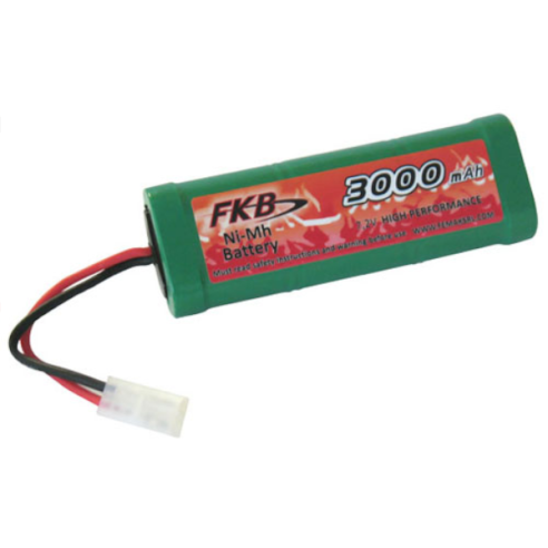 Ni-Mh-batterijpak, 7,2V 3000mAh, 6...