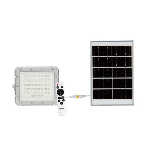 Faro LED 6W con pannello solare e...