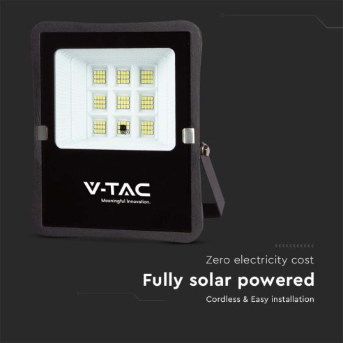 6W LED-Strahler mit Solarpanel und...