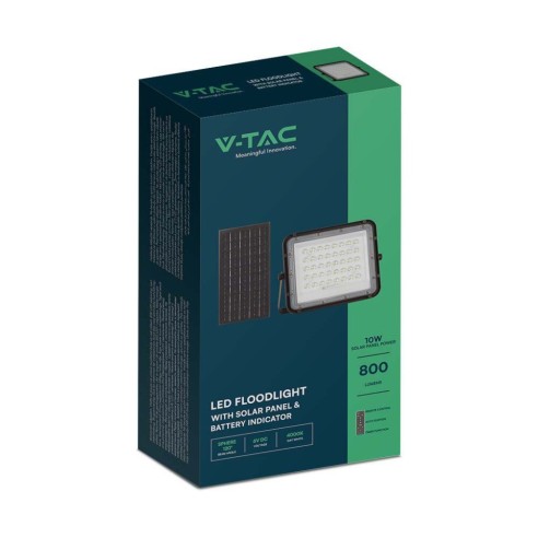 Projecteur LED 10W avec panneau...