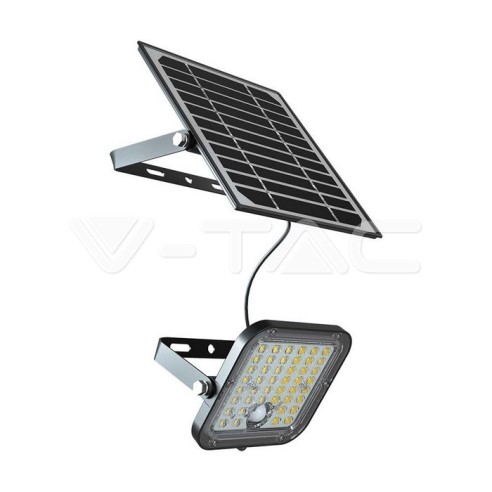 Faro LED 10W con pannello solare e...