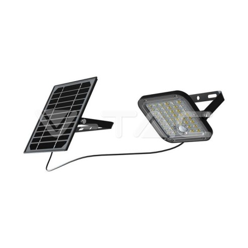 Faro LED 10W con pannello solare e...