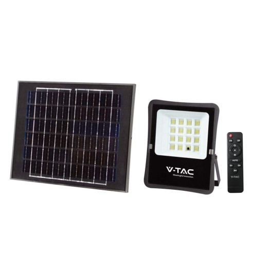 12W LED spotlight with solar panel...