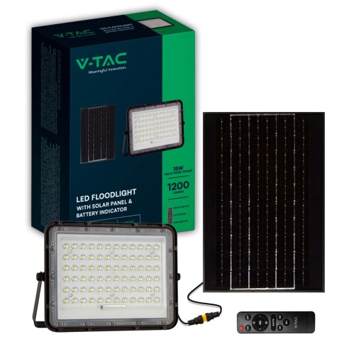 15W LED-spot met zonnepaneel en...