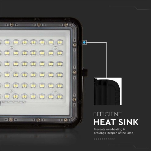 Foco LED de 15W con panel solar y...