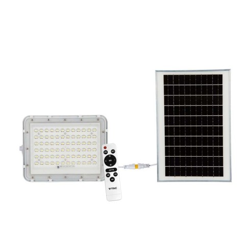 15W LED spotlight with solar panel...