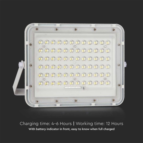 15W LED spotlight with solar panel...