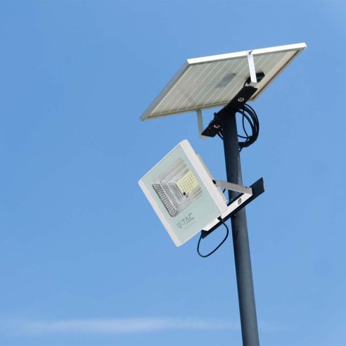 16W LED-spot met zonnepaneel en...