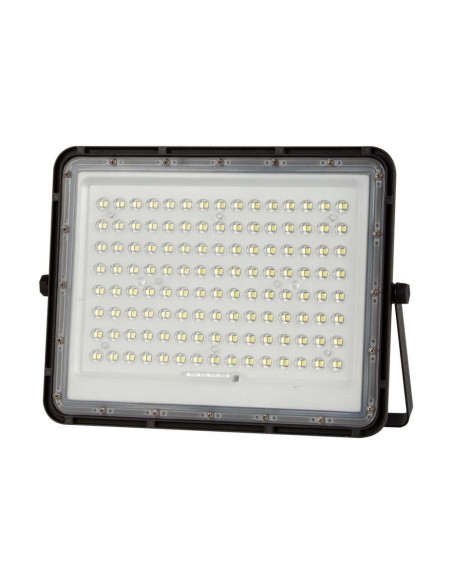20W LED-spot met zonnepaneel en afstandsbediening, vervangbare batterij, 3 meter kabel, zwart - V-TAC VT-180W