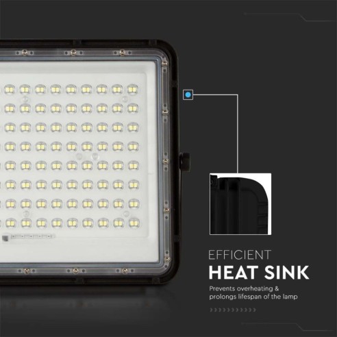 Foco LED de 20W con panel solar y...
