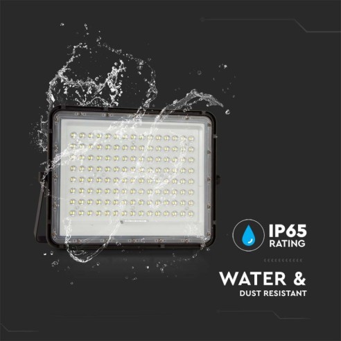 20W LED spotlight with solar panel...