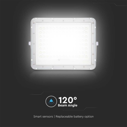 Faro LED 20W con pannello solare e...