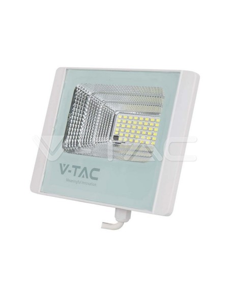 Projecteur LED 20W avec panneau solaire et télécommande, blanc - V-TAC VT-40W