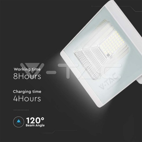 Foco LED de 20W con panel solar y...