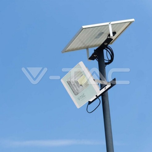 20W LED-Strahler mit Solarpanel und...