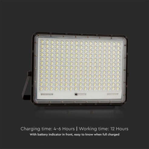 Faro LED 30W con pannello solare e...