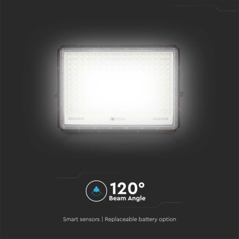 Foco LED de 30W con panel solar y...